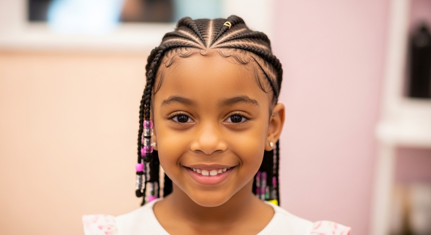 Kids braiding services in Bermuda