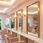 Luxury salon in Bermuda interior at Omega Dolls Salon